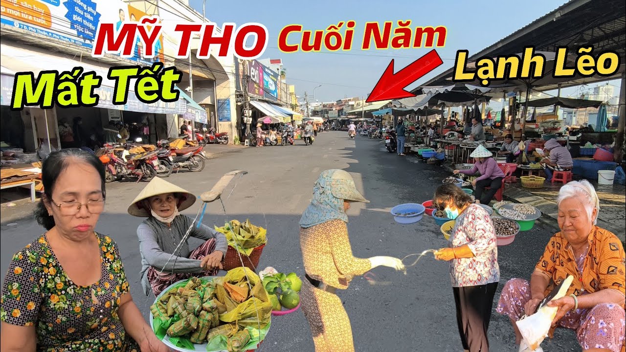 MỸ THO Những Ngày Cuối Năm Quá Nhiều Thay Đổi - Chợ Vắng Chưa Từng Có Người Dân Phải Bỏ Chợ