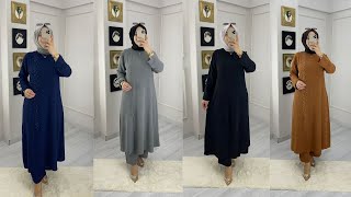 Tesettür Elbi̇se Modelleri̇ - Tesettür - Mervem Moda