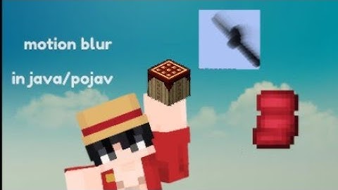 How to get Motion Blur in Minecraft 🤩Java edition and pojav launcher #minecraft #trending