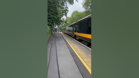 Class 37 dragging ex Grand Central Mark 4 coaches and a DVT passes Dean With a fantastic 2 tone