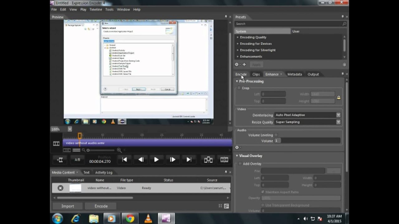 How to add an audio (or background music) to video YouTube