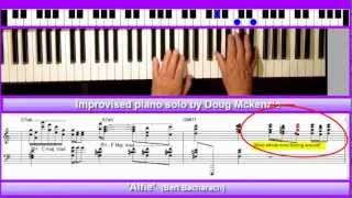 'Alfie' - (Burt Bacharach) - Jazz piano Tutorial chords