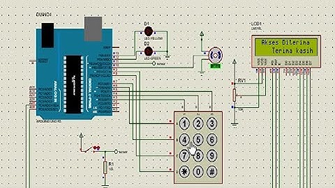 Simulasi auto pengunci pintu kode dan servo menggunakan proteus 8 - SIMULASI AUTO DOOR LOCK
