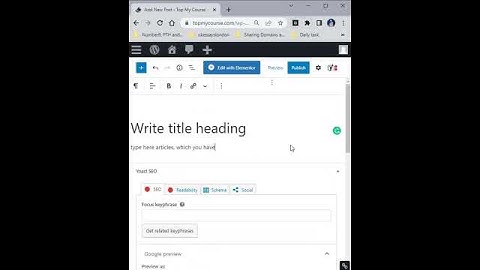 How to Create Post in WordPress