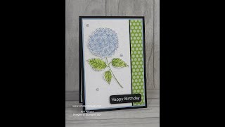Hydrangea Haven - Simple Colouring with the Stampin Blends Alcohol Markers