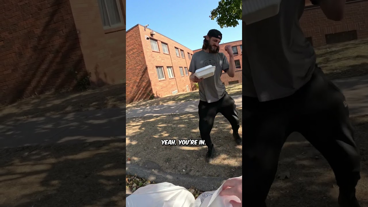 Handing Out Pizza to Hungry People!
