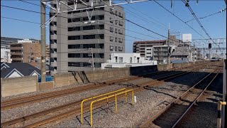 JR貨物EF210形100番台119号機+コキ20両が本八幡駅を通過するシーン (1094レ) 2026.4.3