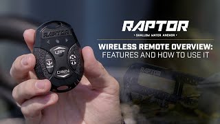Raptor Wireless Remote User Guide | Shallow Water Anchors screenshot 1