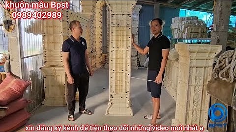 khuôn trụ cột hàng rào đổ trực tiếp 30cm