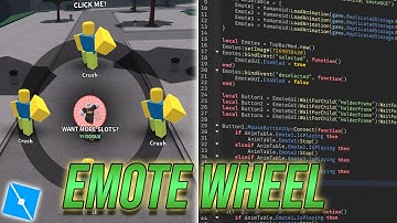 EASY TO MAKE EMOTE WHEEL TUTORIAL | Roblox Studio