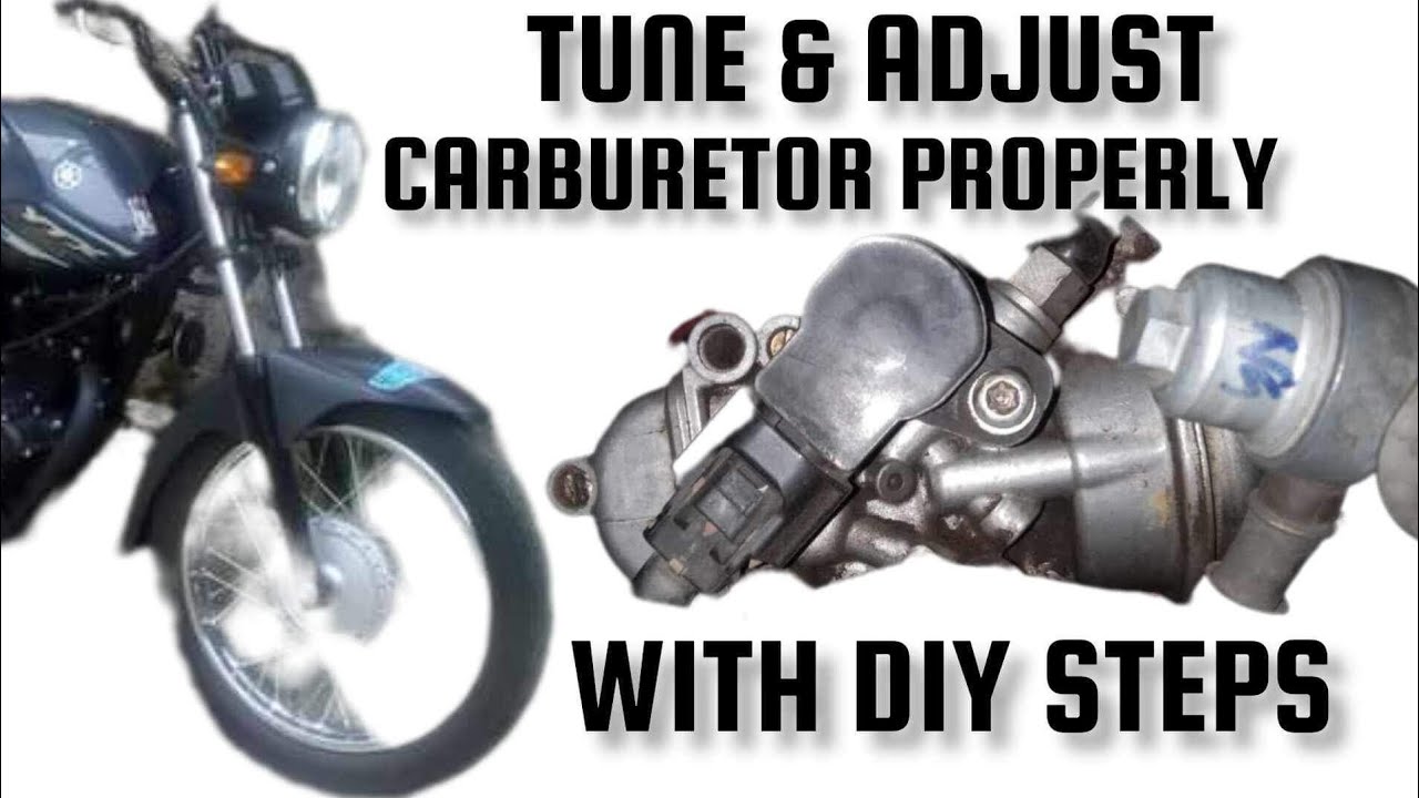 Tono ng carburador (carburetor tuning) air-fuel mixture adjustment screw ng YTX 125