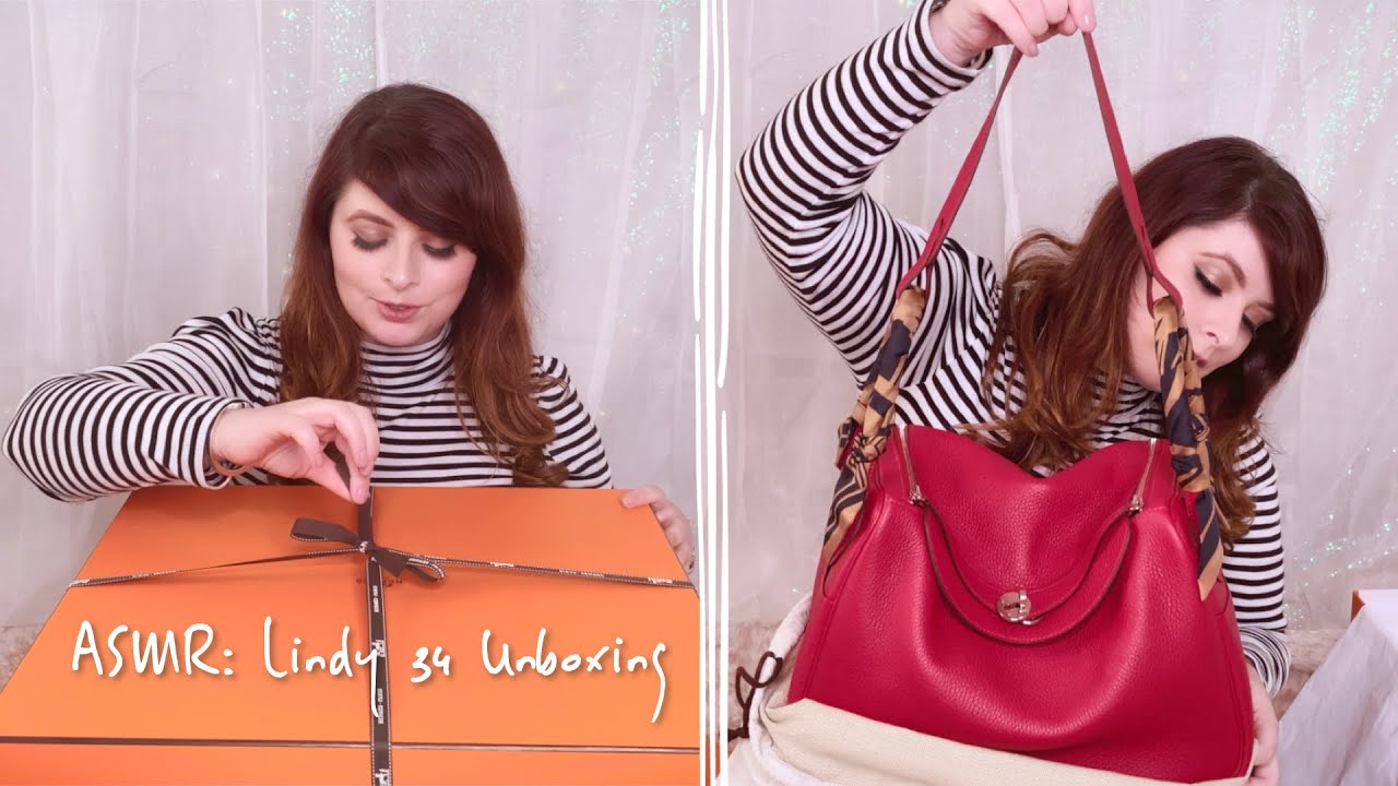 Lindy 34 in Rouge Casaque Unboxing 