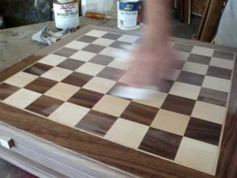 Build a Chess Board. Pt.5- Prep for Finishing - YouTube