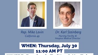 Virtual Town Hall with Rep. Mike Levin on COVID-19 7/30