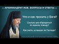 Что и как просить у Бога?  Иов Архимандрит Иов (Гумеров)