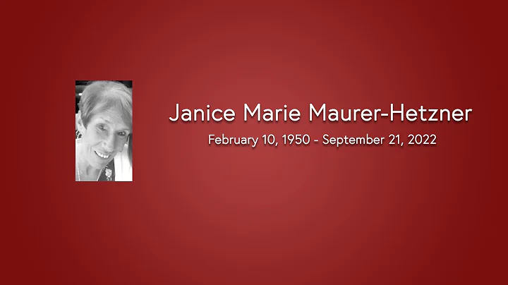 Janice Marie Maurer-Hetzner