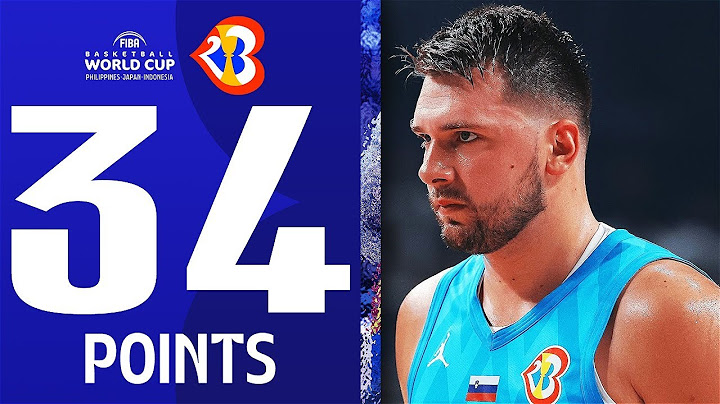 Luka Doncic Is On Fire In #FIBAWC Action!🔥 Drops 34 PTS, 10 REBS & 6 AST In The Slovenia Win!