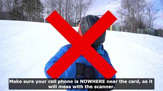 How to use your SKI3 Card