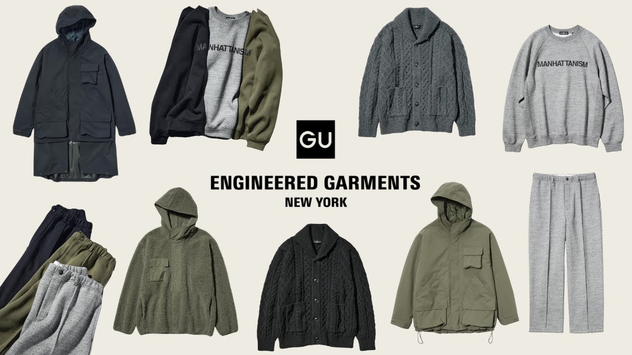 A super collaboration with GU! All masterpieces! Engineered