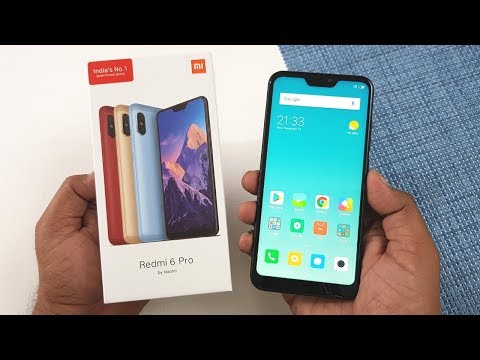 Xiaomi Redmi 6 Pro Unboxing & First Looks !!