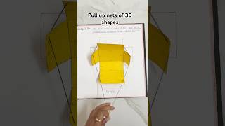 3D Shape Nets#stemactivities #mathactivities #handsonlearning #geometry #ytshorts #diy