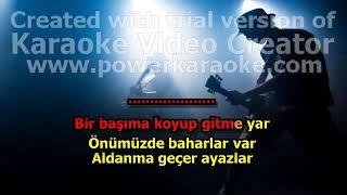 Bilal Sonses Cennetten Çiçek Karaoke