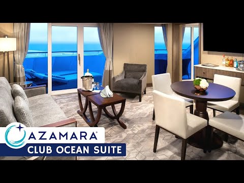 Azamara Pursuit | Club Ocean Suite Full Walkthrough Tour & Review 4K | Azamara Club Cruises