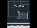 Tx Command In Autocad Tutorial Yazanhayani