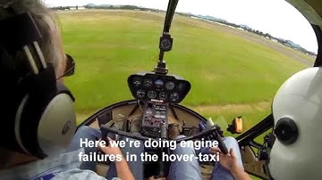Engine Failure in Hover-Taxi