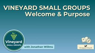 Welcome to Small Groups Fall 2026