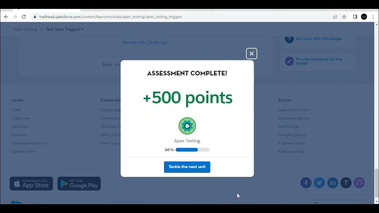Test Apex Triggers Trailhead Solution Apex Testing YouTube