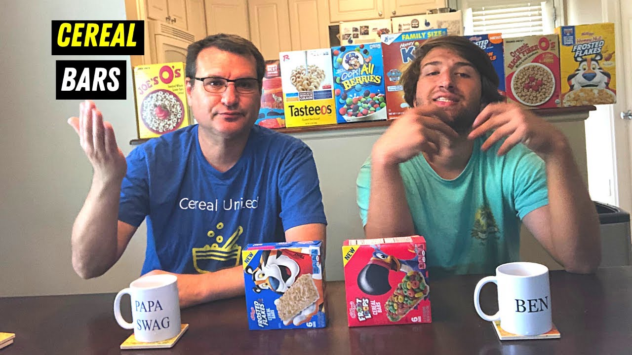 Kellogg's Frosted Flakes and Froot Loops Cereal Bars Review YouTube
