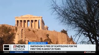 Parthenon in Greece is free of scaffolding for the first time in decades