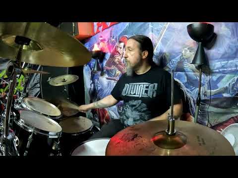 Free Like an Eagle (Marauder rehearsal drum cam) - Nick "Yngve" Samios