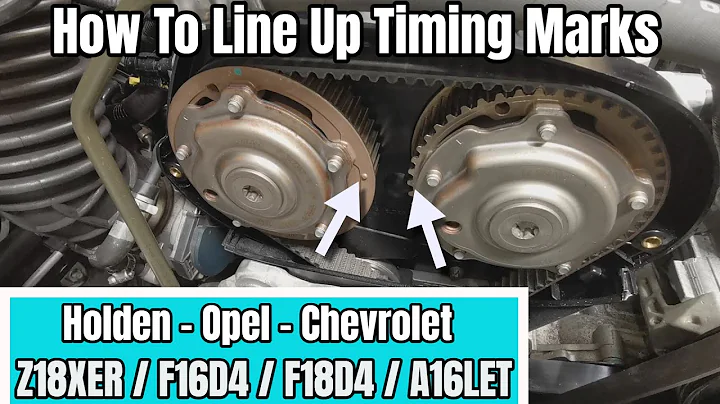 How To Set The Timing Correctly - Barina ¦ Cruze ¦ Astra ¦ Corsa 1.6 & 1.8 Engines