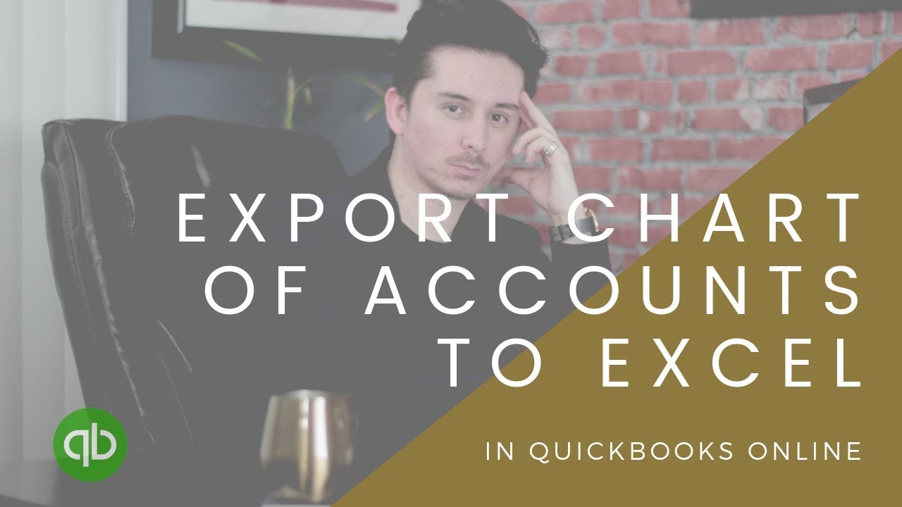 How to export Chart of Accounts to Excel in Quickbooks ...