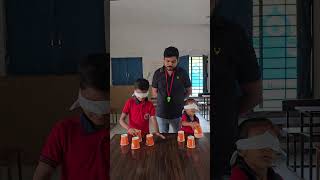 Blindfold Cup Challenge | Fun Learning Activity for Kids |#trending #activity
