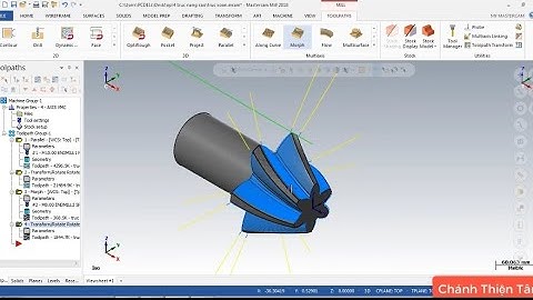 Lập trình phay 4 trục mastercam 4 axis