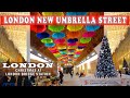 London Bridge Station Christmas Decorations 2021 | London Walk Tour [4K]