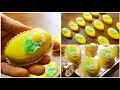حلويات العيد 2021 صابلي بذوق الليمون مع غلاصاج لامع و طريقة صنع الورود و الأوراق
