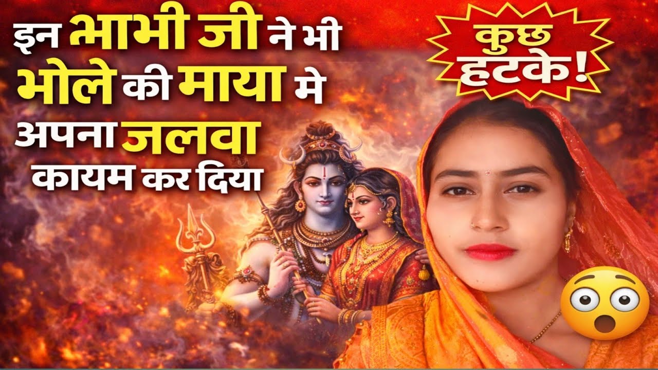 भाभी जी का भोले की माया का गजब भजन लोग देखते रहे दंग 😱 😱😱