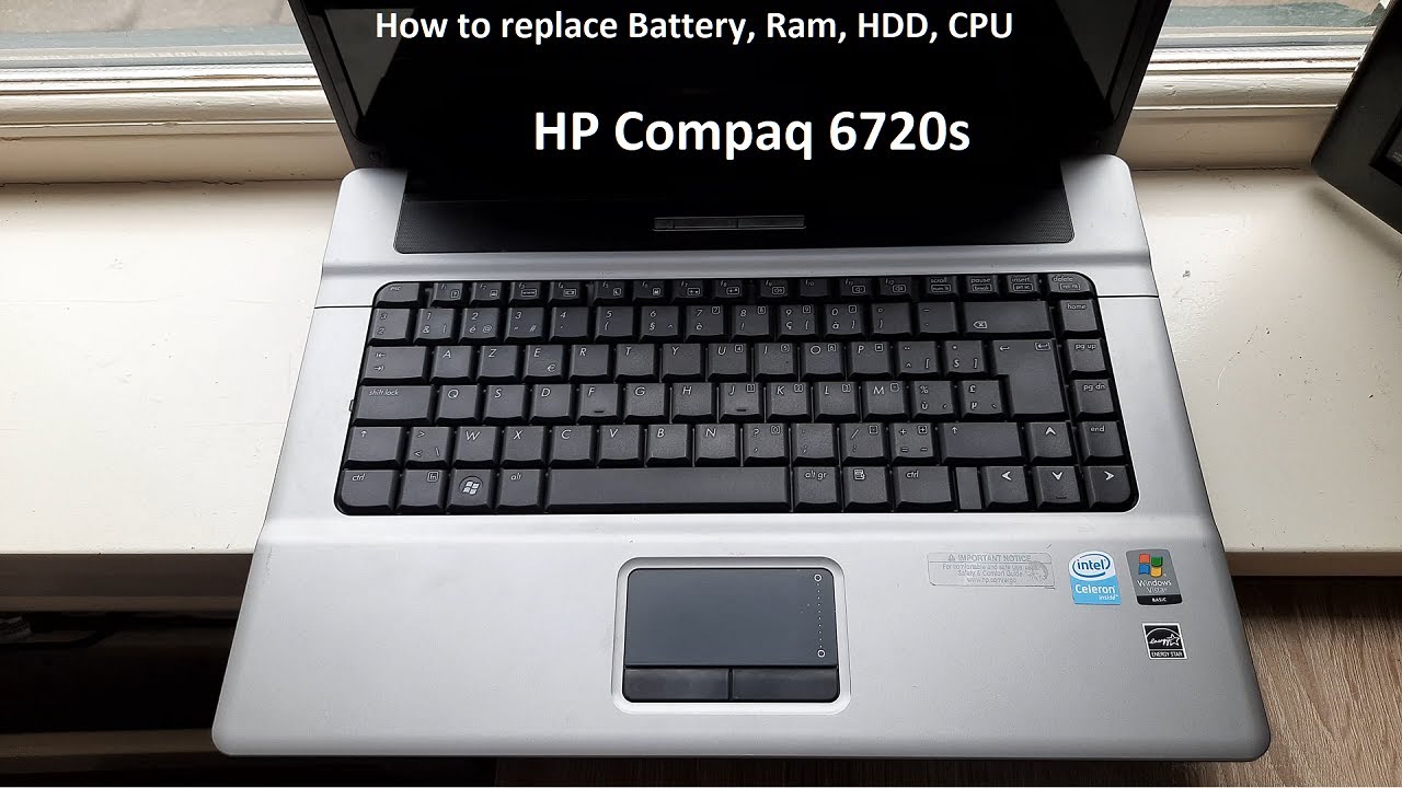 How to replace Battery, RAM, HDD and Thermal Paste in the HP Compaq 6720s  laptop - YouTube