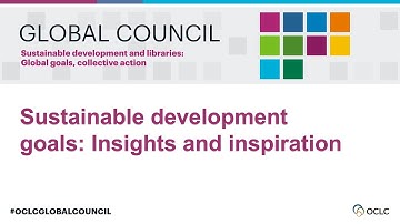 Sustainable developmental goals: Insights and inspiration