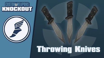 TF2C: Custom Weapons: Knockout Demonstration - Throwing Knives