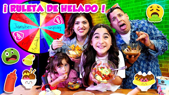 LA RULETA DECIDE MI HELADO!  (A LUIGI LE TOCARON CHAPULINES)