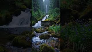 Nature’s Heartbeat in Every Stream 🌊🌺🌧 #CalmVibes #naturevibes #flowers screenshot 5