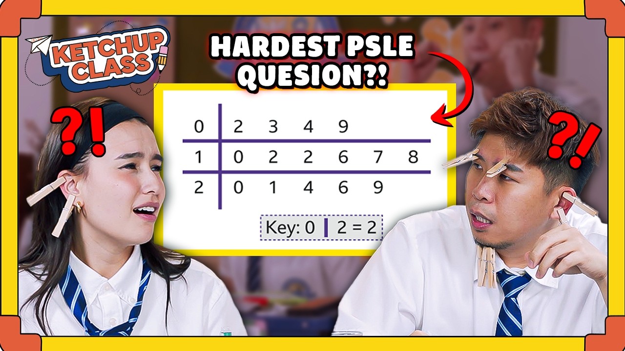 Can you solve this PSLE QUESTION?! | Ketchup Class EP 7 - YouTube