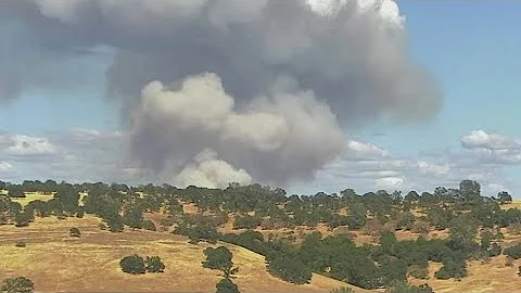 Electra Fire on Amador and Calaveras County line