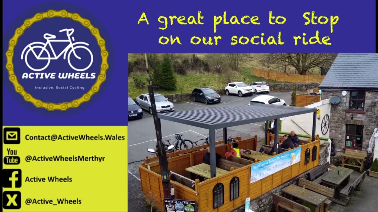 Tuesday evenings - Active Wheels inclusive, social ride to the Red Cow (Pontsticill)