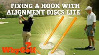 Fixing A Hook Swing Path - WhyGolf Alignment Discs Lite